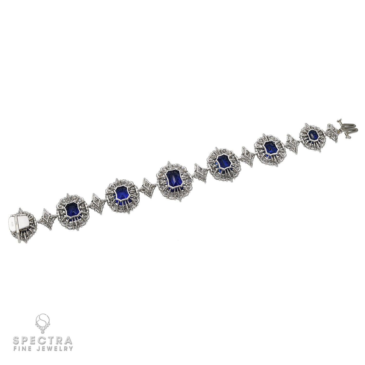 Spectra Fine Jewelry Ceylon Sapphires Diamond Bracelet