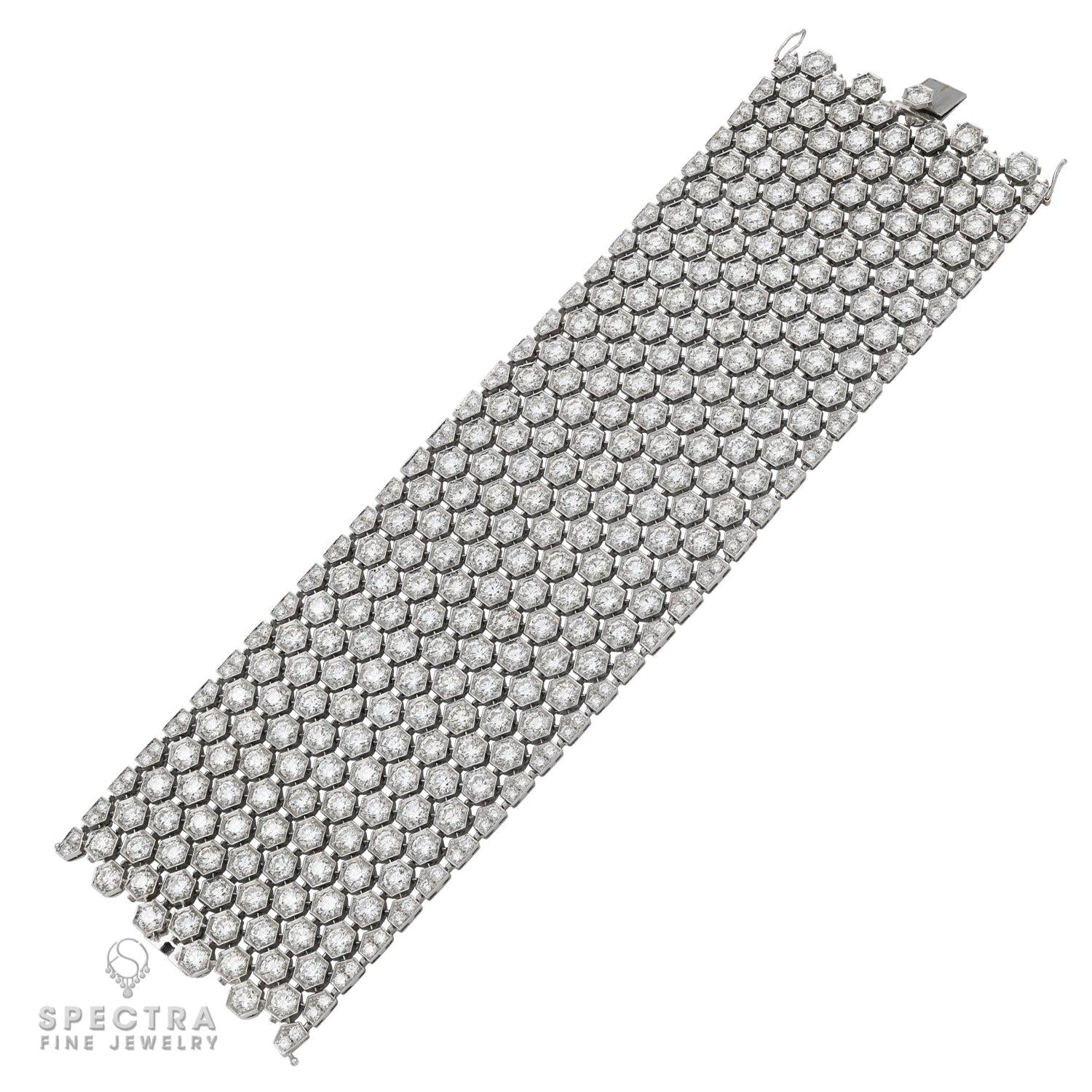 Spectra Fine Jewelry Diamond Articulated Wide Bracelet