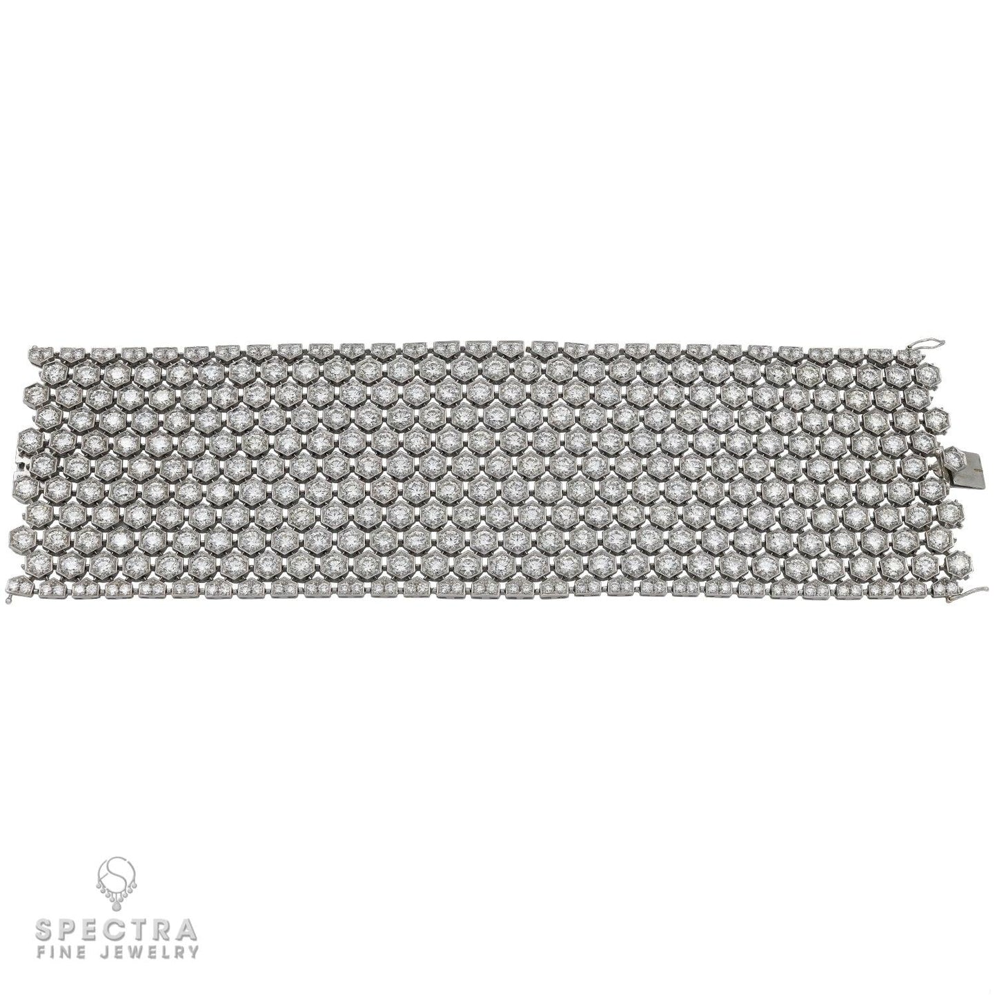 Spectra Fine Jewelry Diamond Articulated Wide Bracelet