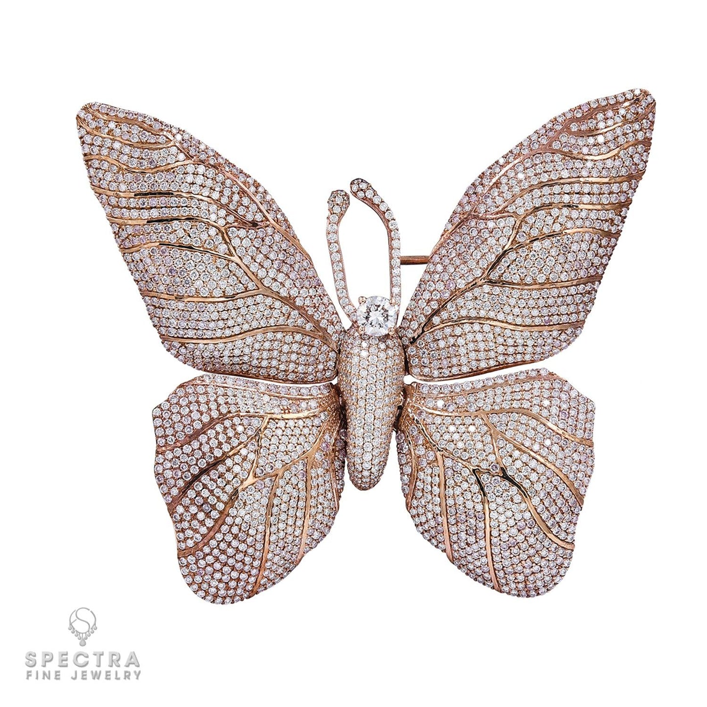 Spectra Fine Jewelry Diamond Butterfly Brooch