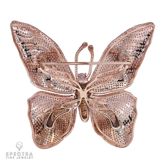 Spectra Fine Jewelry Diamond Butterfly Brooch