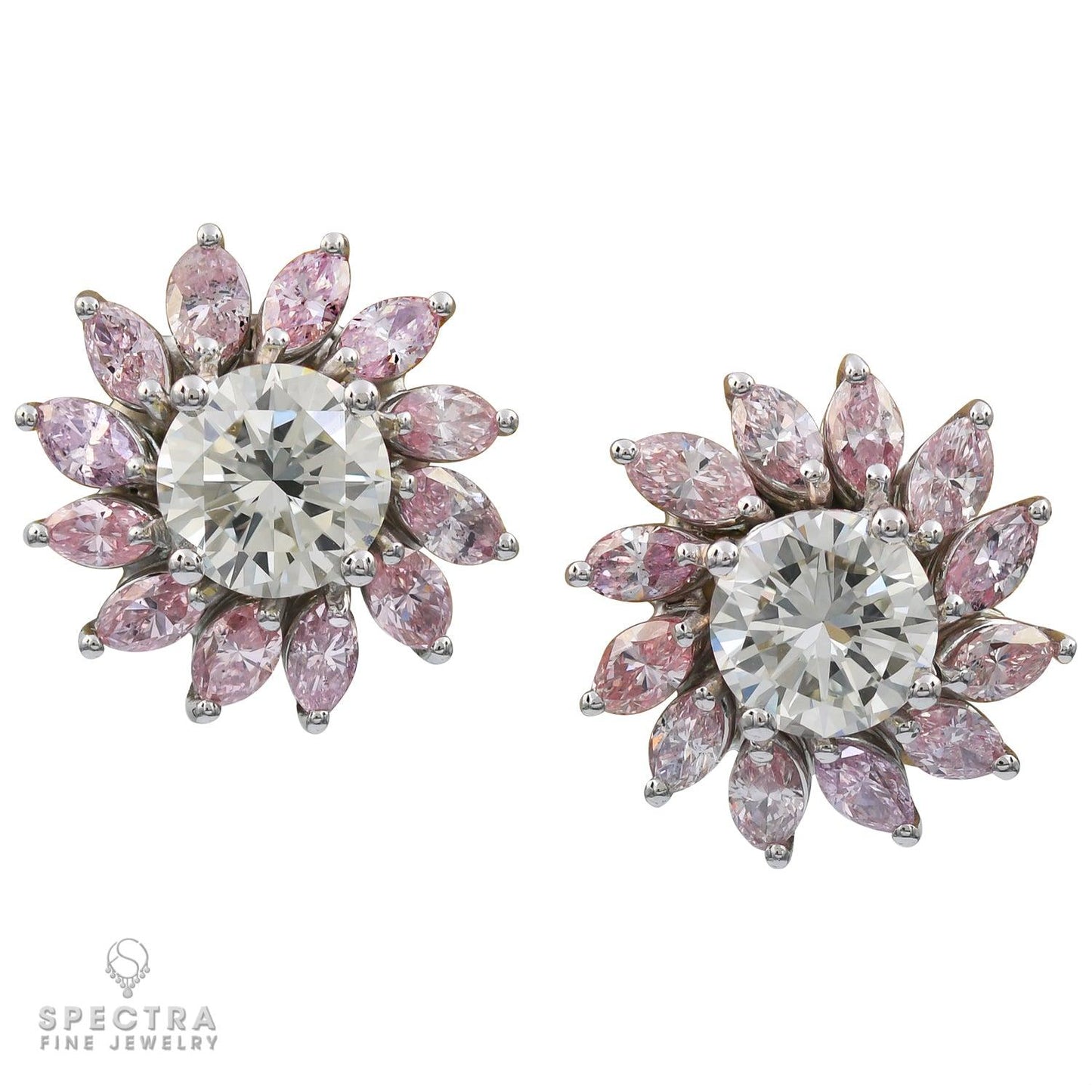 Spectra Fine Jewelry Diamond Flower Stud Earrings