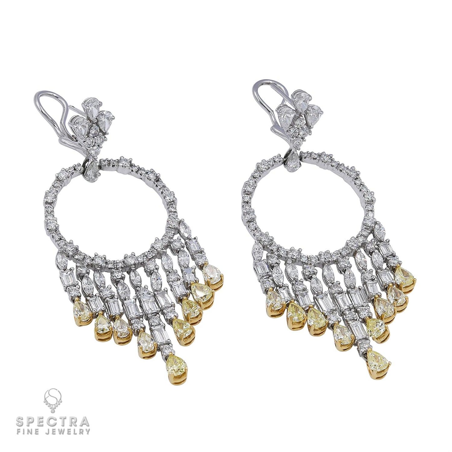 Spectra Fine Jewelry Diamond Fringe  Chandelier Earrings