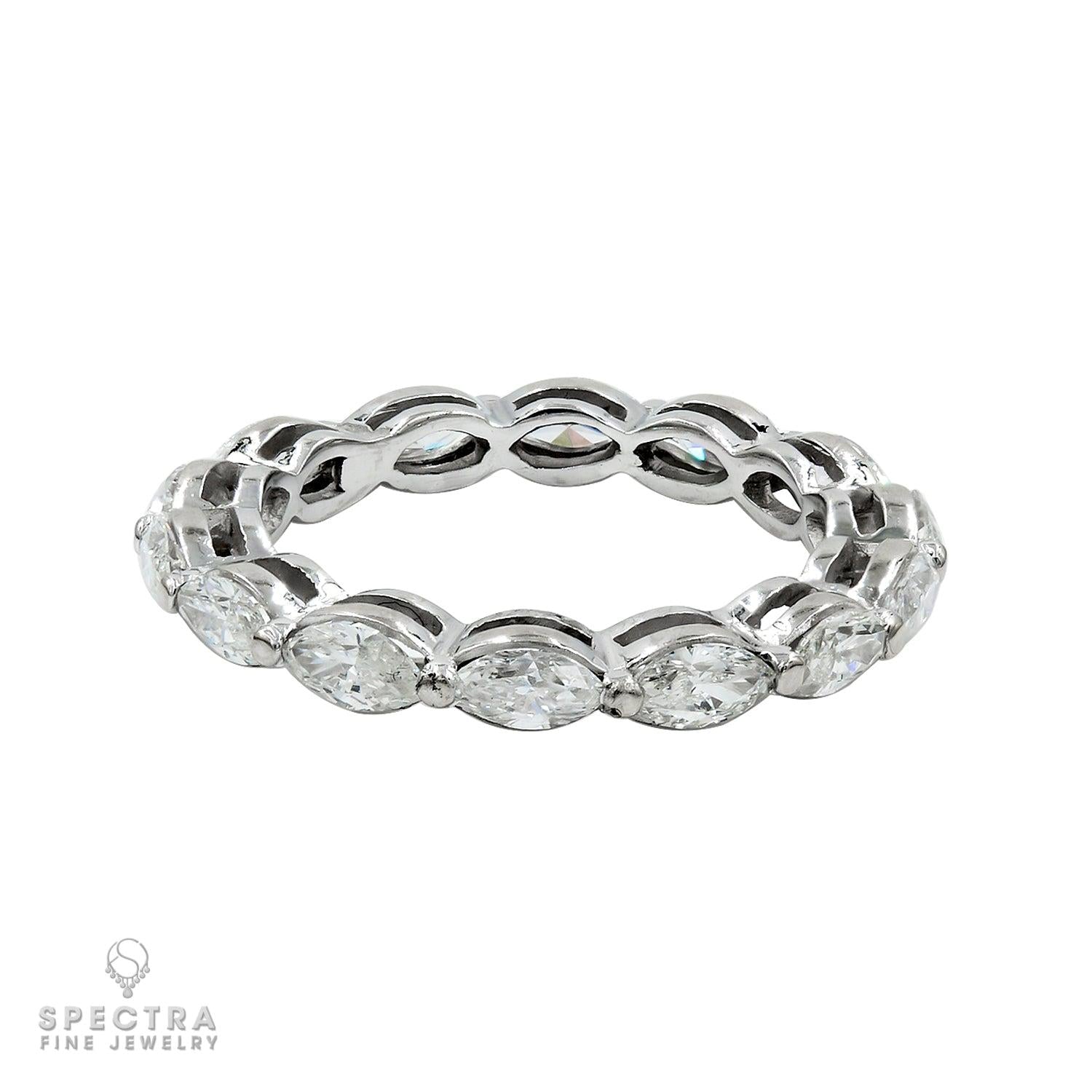 Spectra Fine Jewelry Diamond Marquise Eternity Wedding Band