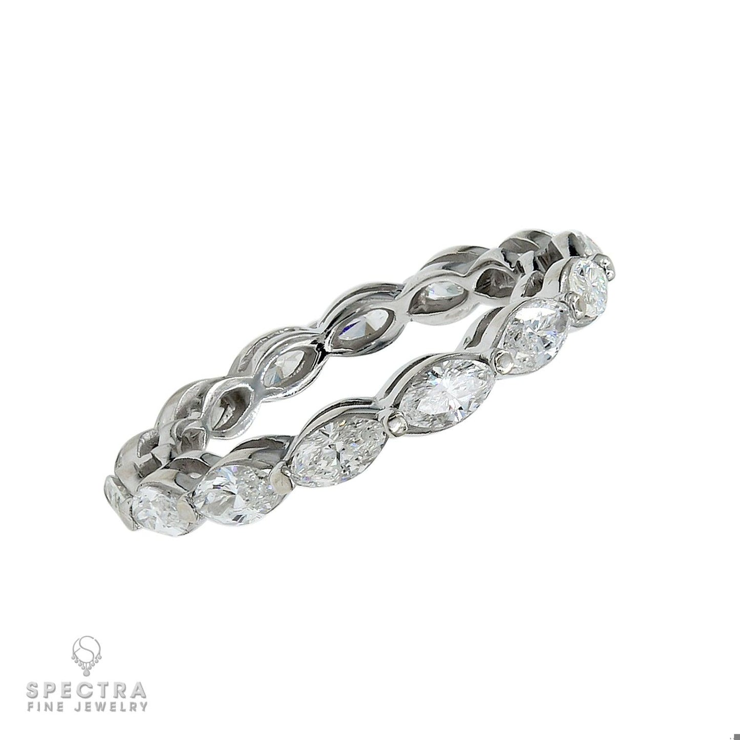 Spectra Fine Jewelry Diamond Marquise Eternity Wedding Band