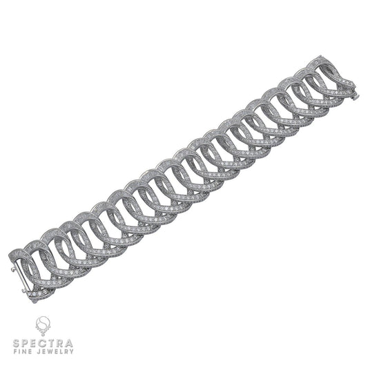 Spectra Fine Jewelry Diamond Pave Link Bracelet