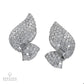 Spectra Fine Jewelry Diamond Pave Ribbon Button Earrings