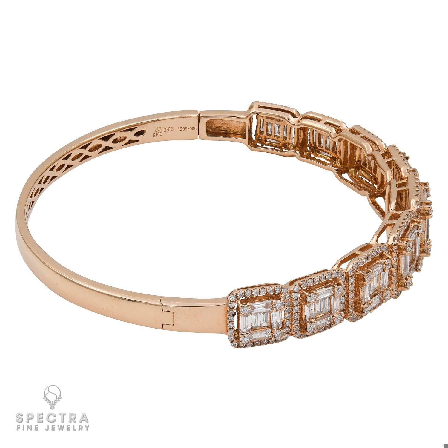 Spectra Fine Jewelry Diamond Tapered Bangle Bracelet