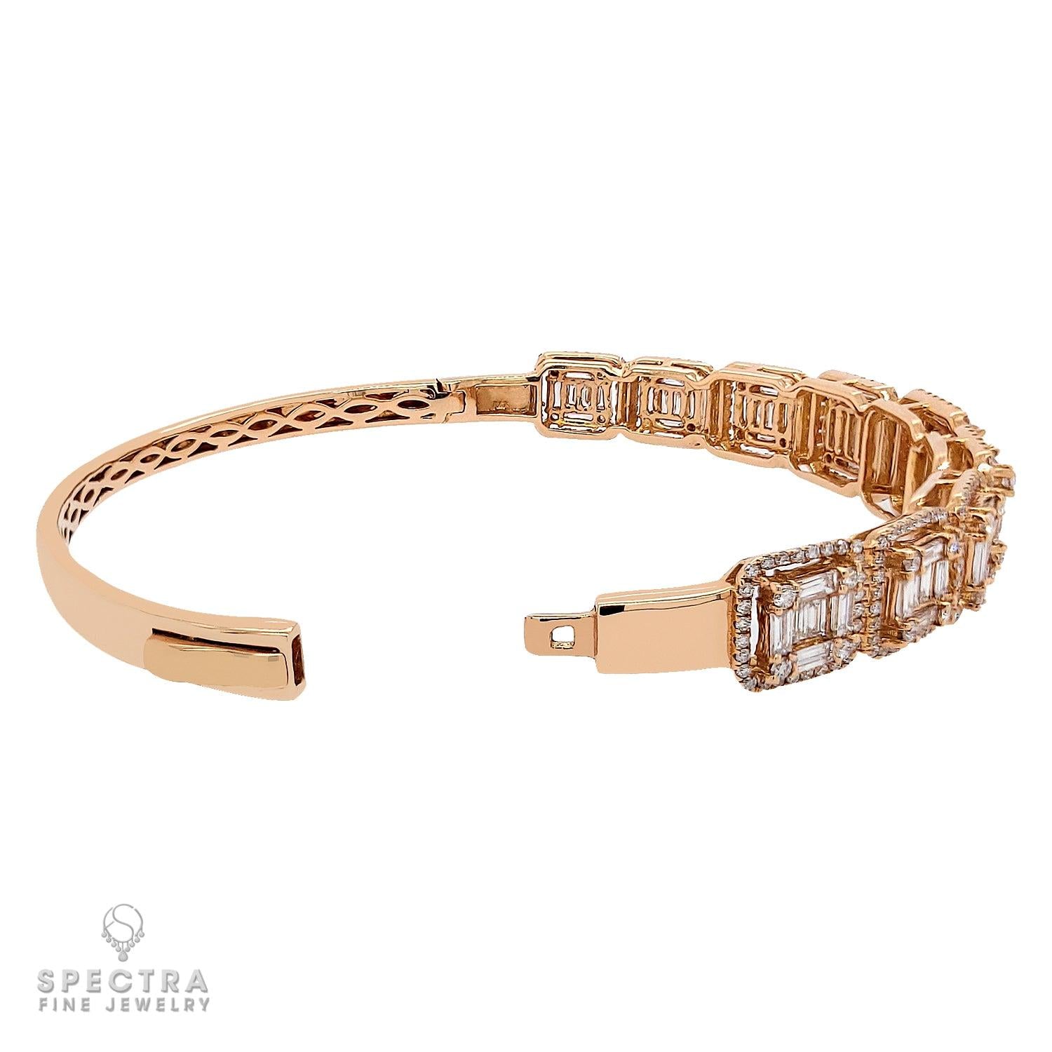 Spectra Fine Jewelry Diamond Tapered Bangle Bracelet