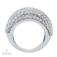Spectra Fine Jewelry Diamond White Gold Bombé Ring