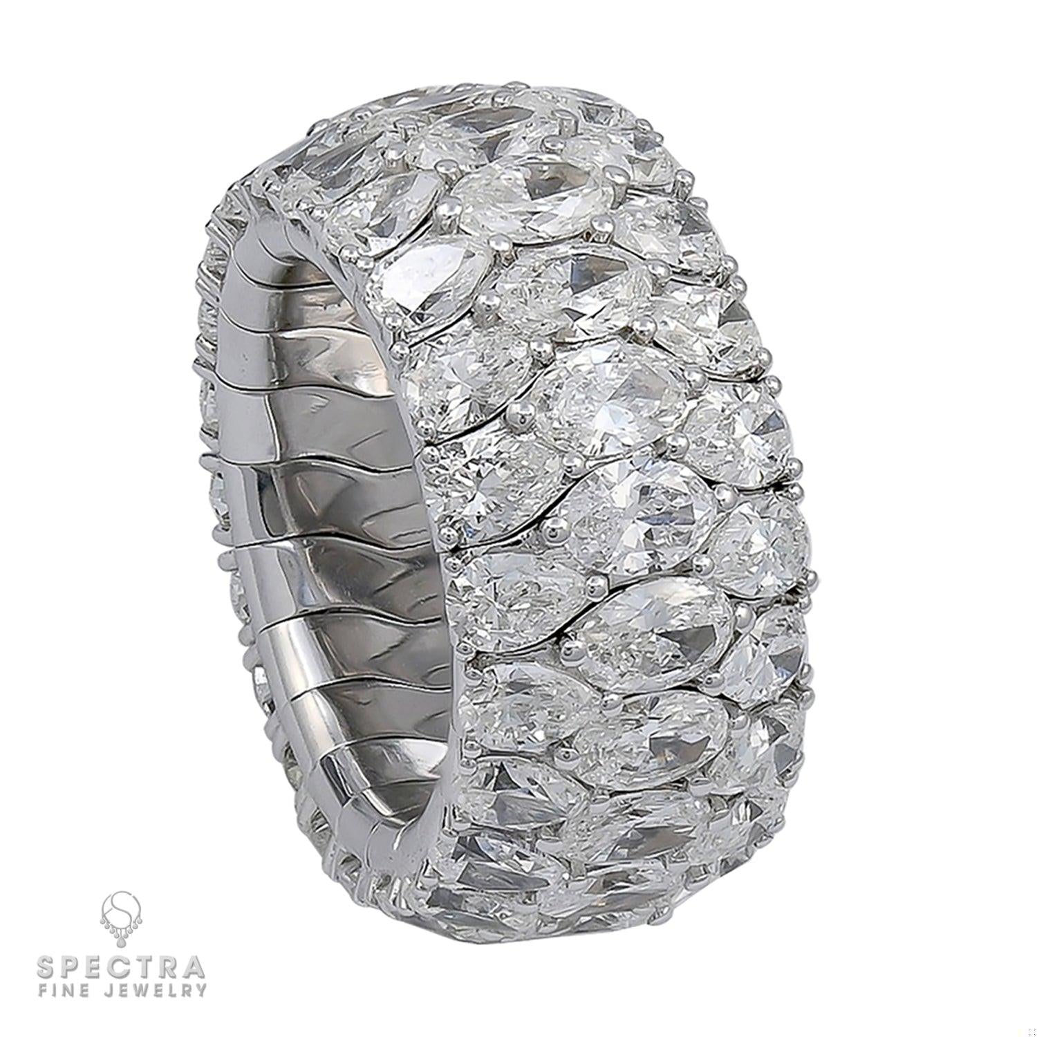 Spectra Fine Jewelry Flexible Expandable Eternity Band Ring