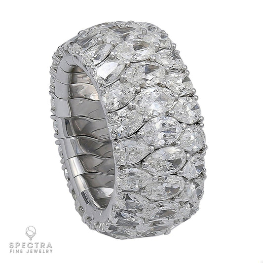 Spectra Fine Jewelry Flexible Expandable Eternity Band Ring