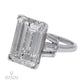 Spectra Fine Jewelry, GIA Certified 11.96 Carat Emerald-Cut Diamond Ring