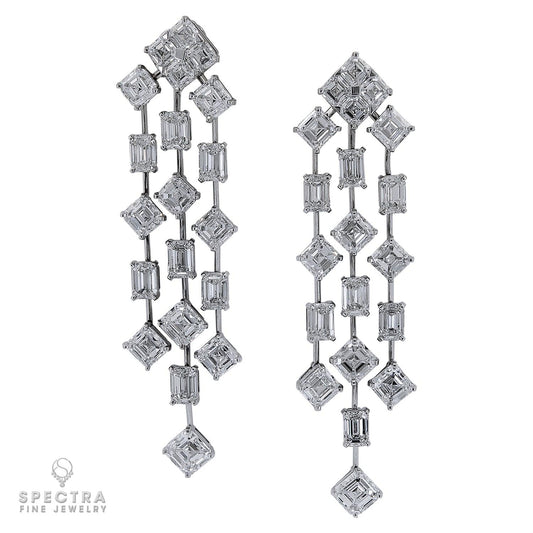 Spectra Fine Jewelry 19.52 cts. Diamond Chandelier Earrings