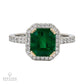 Spectra Fine Jewelry GRS Certified 1.92ct Emerald Cut Emerald Ring