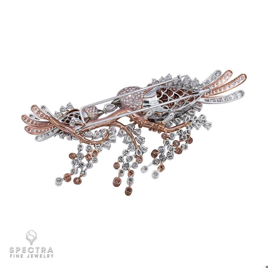 Spectra Fine Jewelry Mother Baby Bird Brooch