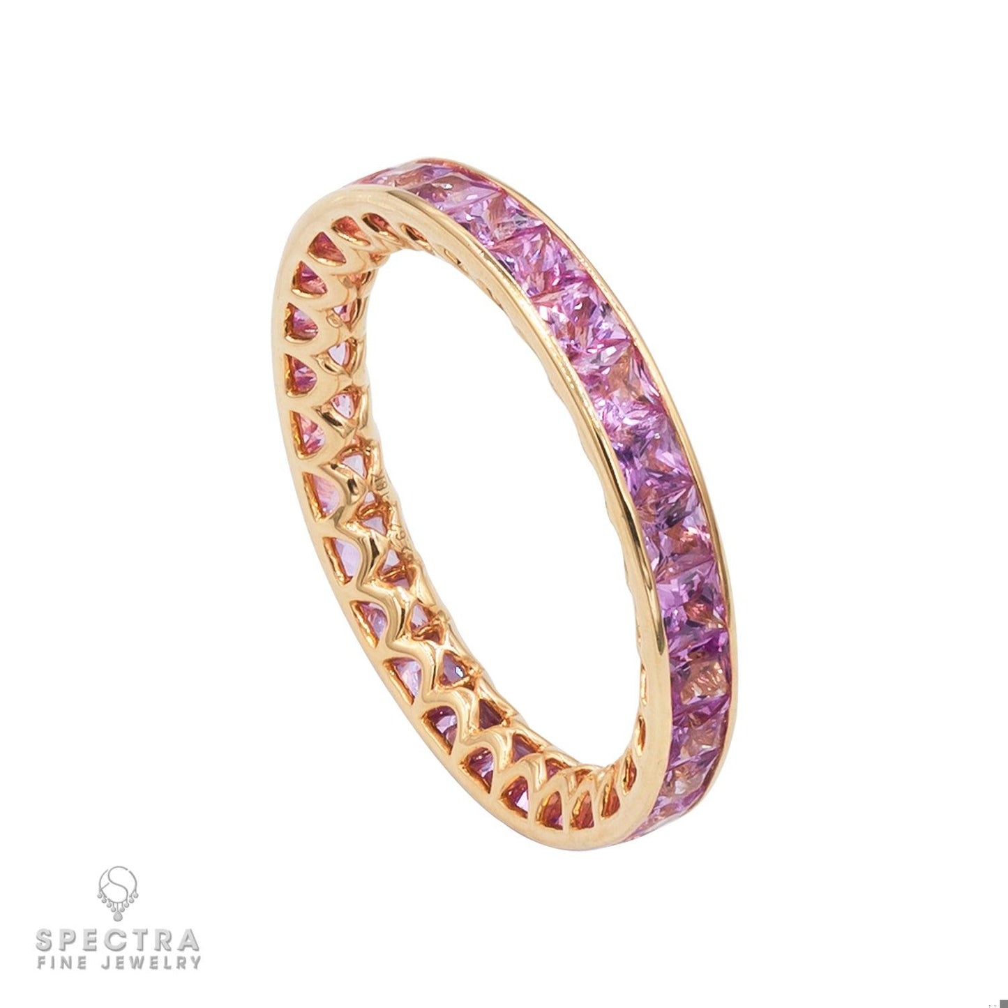 Spectra Fine Jewelry Pink Sapphire Eternity Band