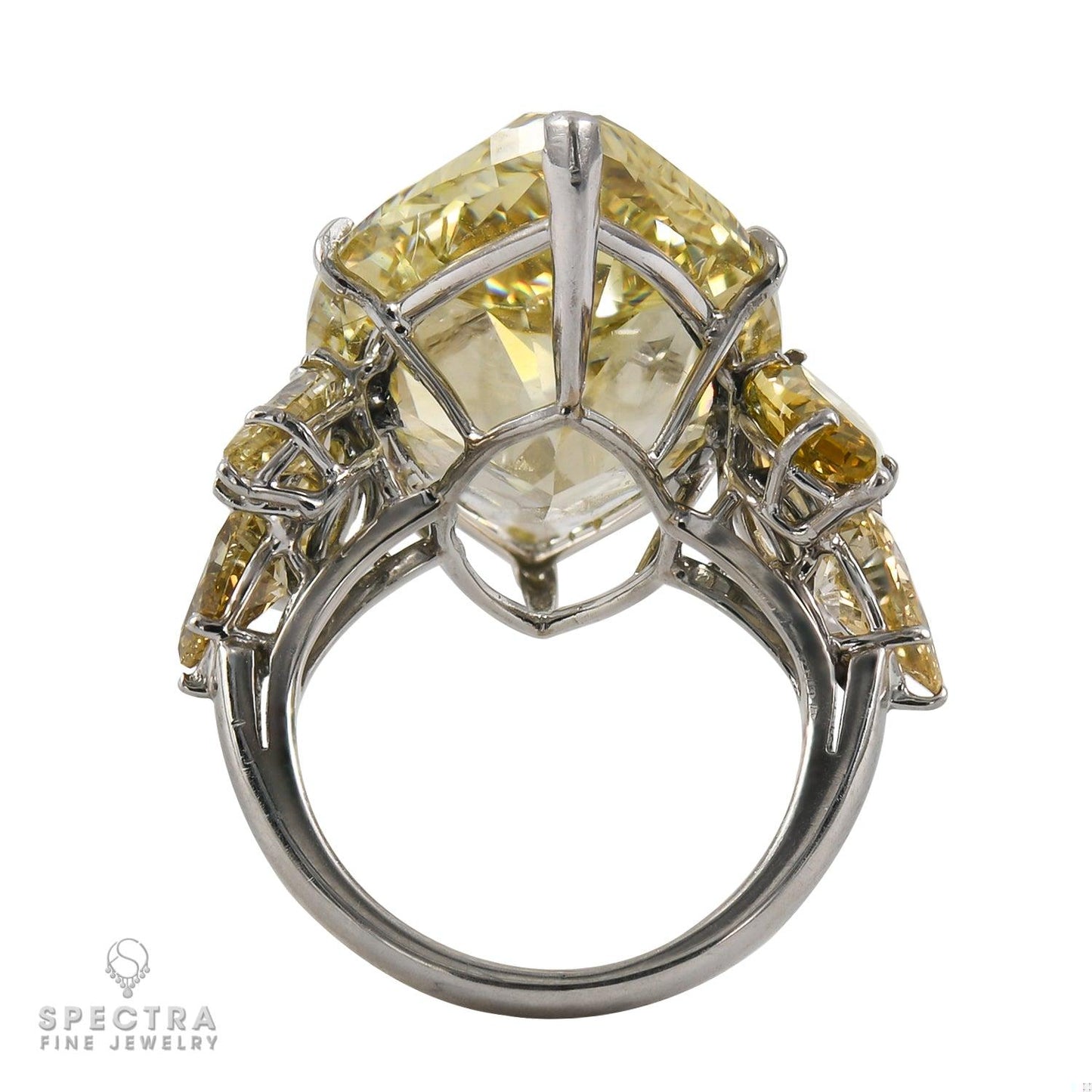 Spectra Fine Jewelry 32.16-Carat Marquise Fancy Diamond Ring
