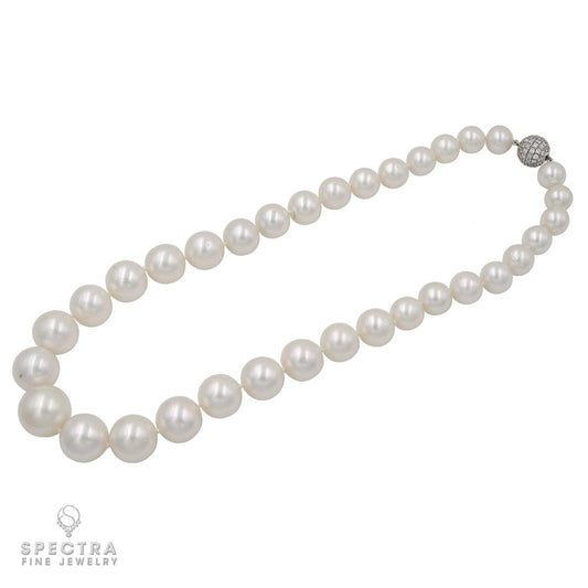 South Sea Pearl Diamond Necklace