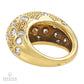 Van Cleef & Arpels Diamond Bombé Ring Hoop Earrings Demi-Parure Suite