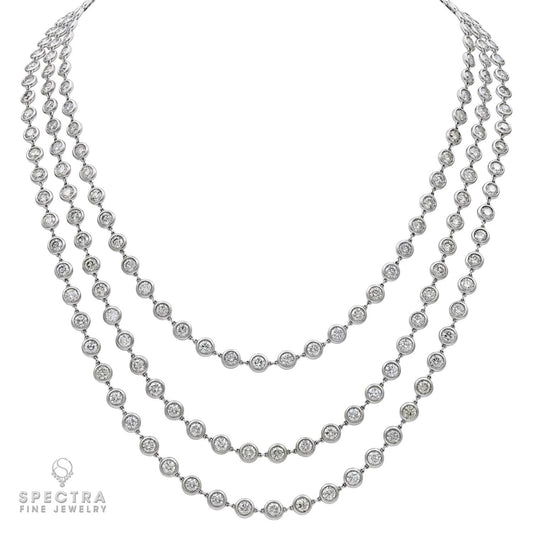 Spectra Fine Jewelry 47.33 cts. Diamond by the Yard Necklace
