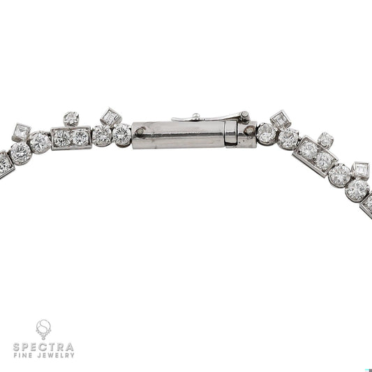 Vintage 32.50 cts. Diamond Necklace in Platinum