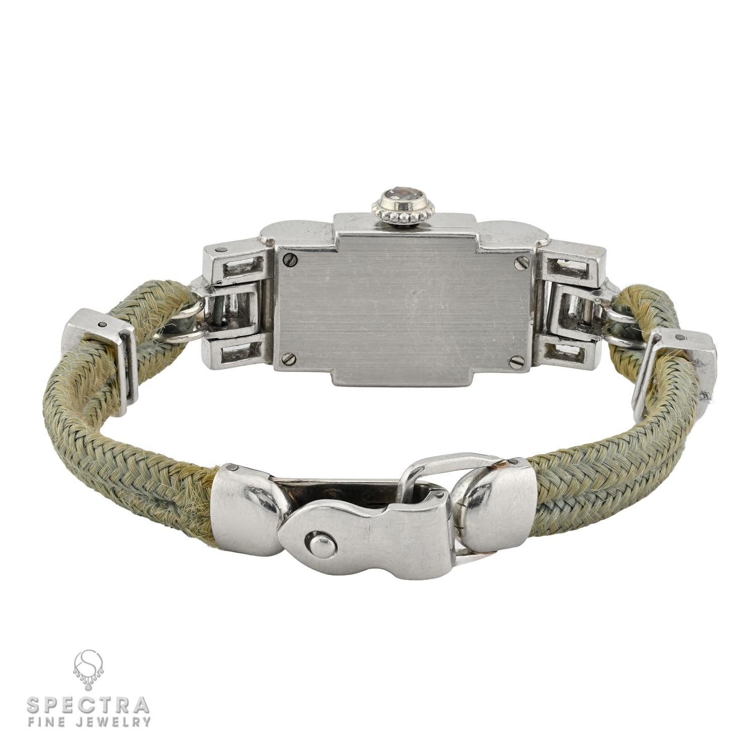 Cartier Vintage Platinum & 3.00ctw Diamond Watch | Rockefeller Provenance