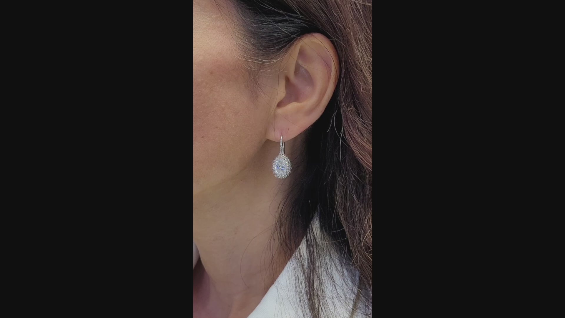 Spectra Fine Jewelry Inverse Diamond Drop Earrings