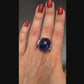 Spectra Fine Jewelry 40.59 cts. Burmese No Heat Sapphire Cabochon Engagement Rin