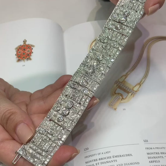 Art Deco Diamond and Platinum Bracelet