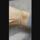 Contemporary Yellow Gold Diamond Gold Tennis Bracelet 1.56ct