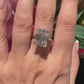 Spectra Fine Jewelry 10.32ct Emerald Cut Diamond Platinum Engagement Ring