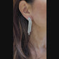 Cartier Diamond Pave Waterfall Drop Earrings