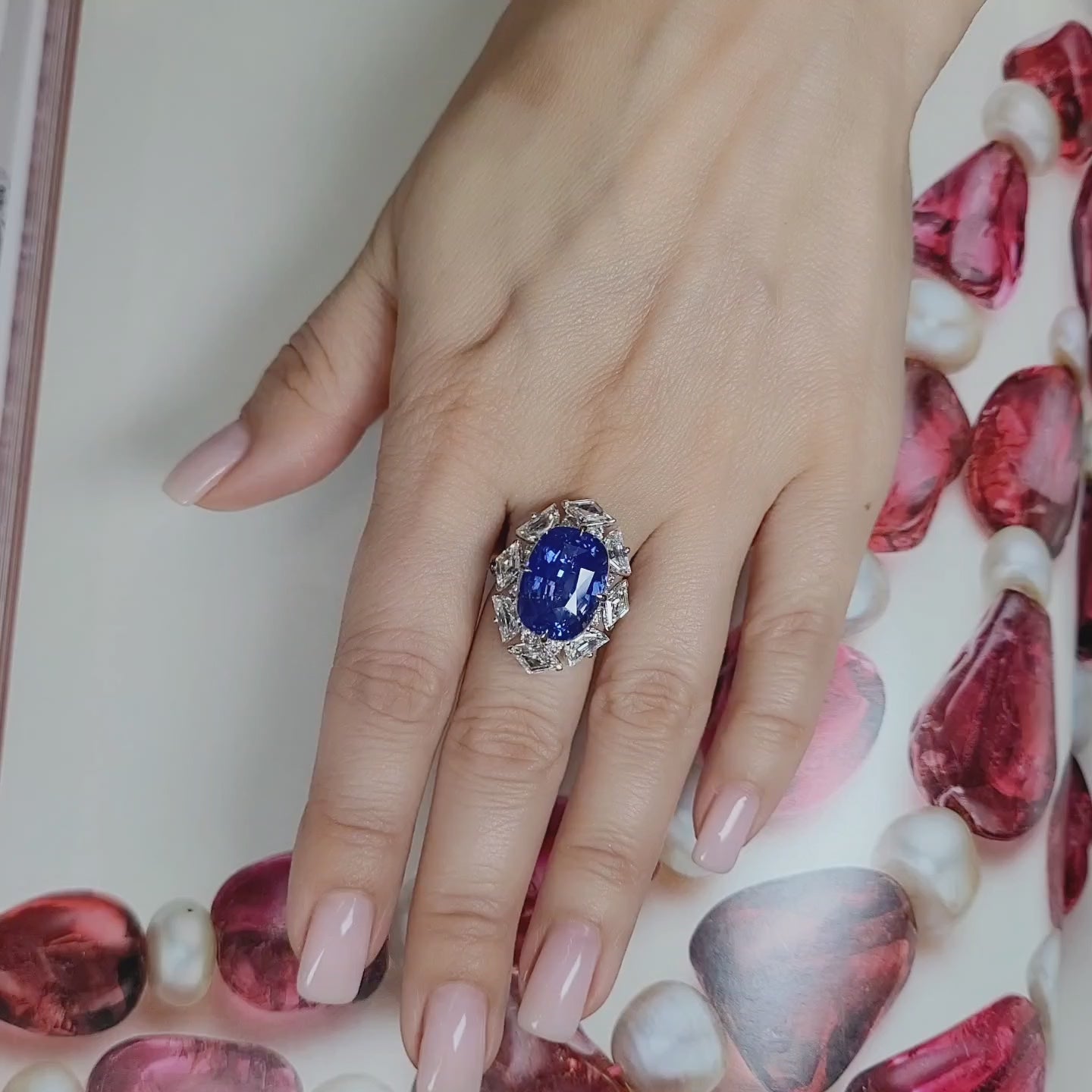 13.57ct No Heat Madagascar Sapphire Ring - Spectra Fine Jewelry
