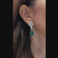 Spectra Fine Jewelry Diamond Emerald Drop Earrings