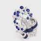 Van Cleef & Arpels Palais de la Chance 'Virgo' Brooch with Mystery-set Sapphires