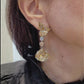 82.43 cts. Total Fancy Brown-Yellow Diamond Earrings