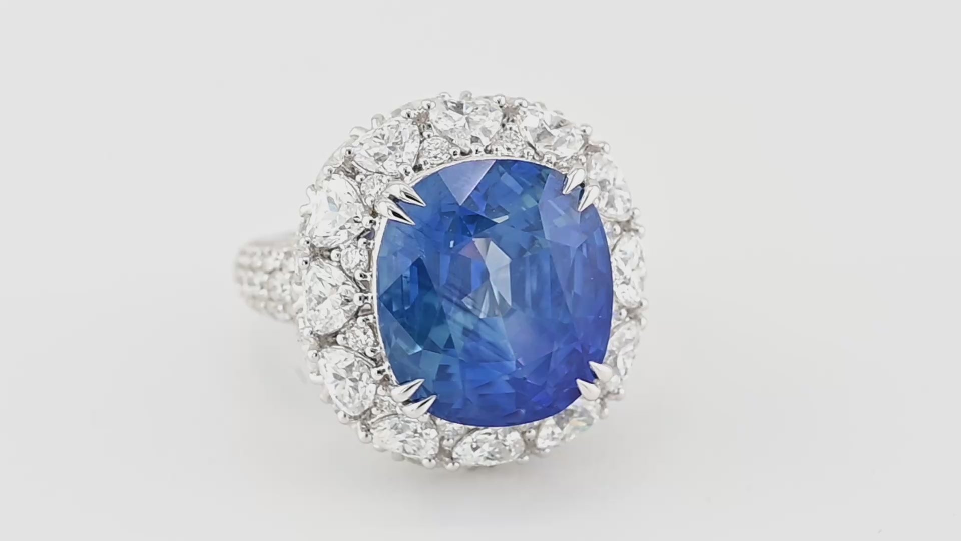 Spectra Fine Jewelry 20.35 ct. Kashmir Sapphire & Diamond Ring