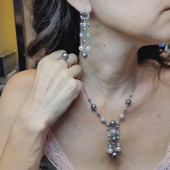 Bulgari Diamond and Pearl Demi-Parure: A Stunning Art Deco Tribute