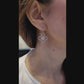 Daniel K Diamond Clover Drop Earrings