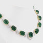 Spectra Fine Jewelry 141.04 cts. Colombian Emerald Diamond Necklace