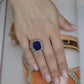 Spectra Fine Jewelry 11.43 ct. No Heat Ceylon Sapphire Ring