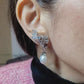 Vourakis Vintage Diamond Pearl Drop Earrings