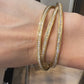 Cartier Diamond 18K Gold Trinity Bracelet