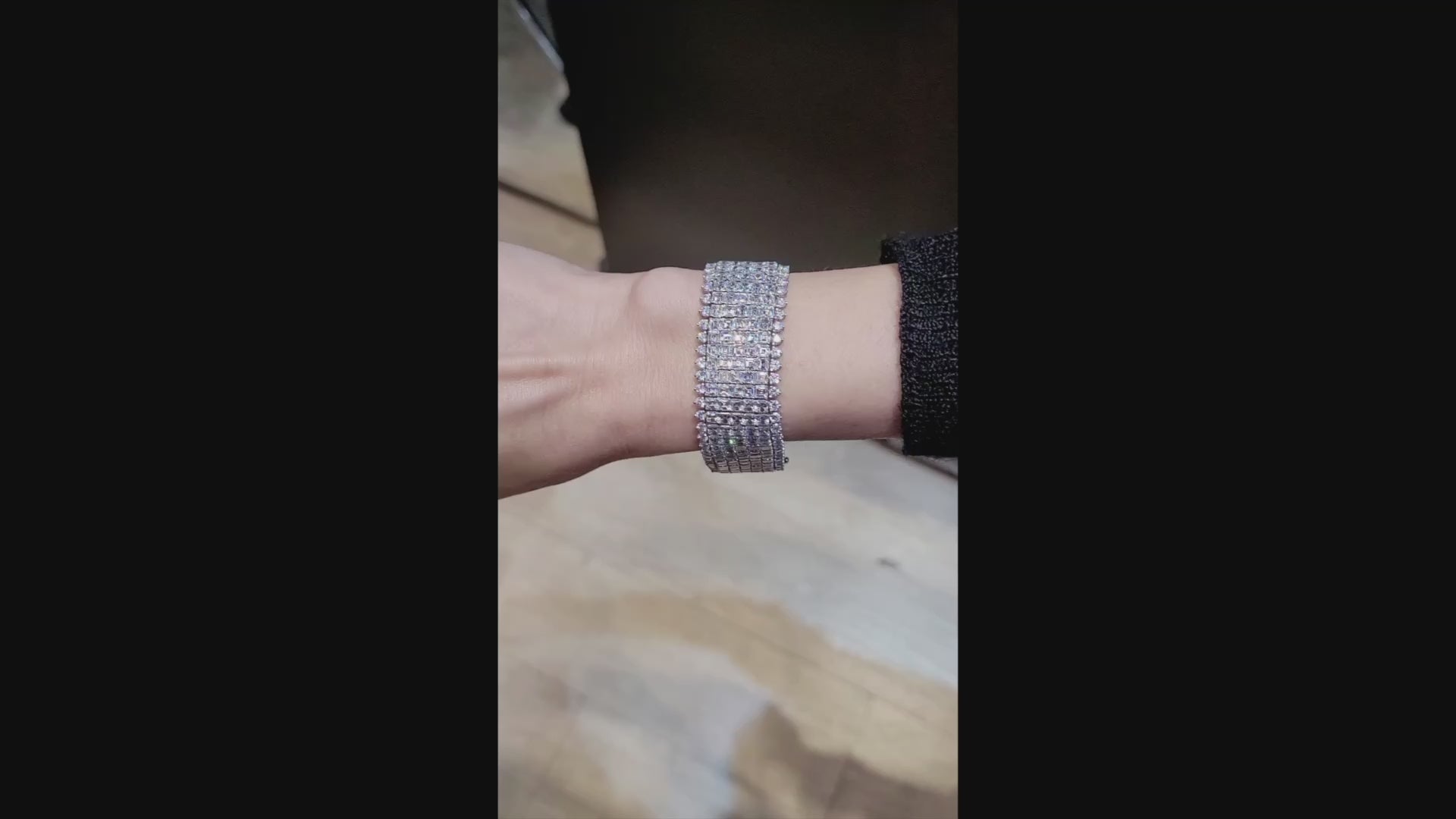 Oscar Heyman Vintage Diamond Articulated Bracelet