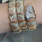 Diamond Yellow Enamel 18K Rose Gold Serpent Bracelet-Watch by Bulgari